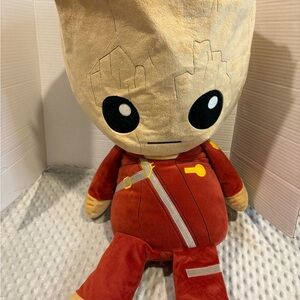 Marvel Groot Plush with Red and Tan Suit